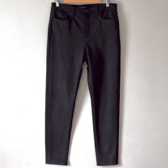 BANANA REPUBLIC Vegan Suede Skinny Jean, Black, 28/6 Tall - Picture 5 of 13